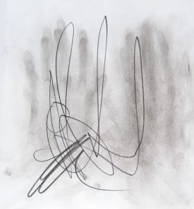 no title / charcoal on paper / 2017 / 30x30 cm