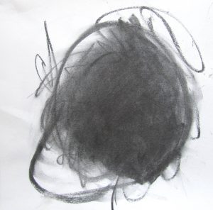 no title / charcoal on paper / 2017 / 30x30 cm