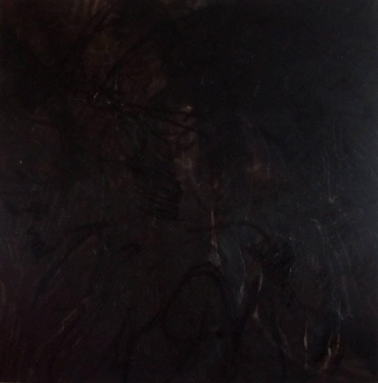 I bian dô / I am here / oil on canvas / 2016 / 145x145 cm