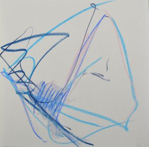 alive lines / 2018 / pastell on paper / 25x25 cm