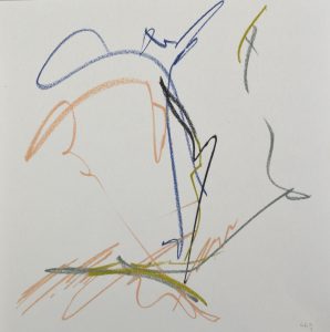 alive lines / 2018 / pastell on paper / 25x25 cm
