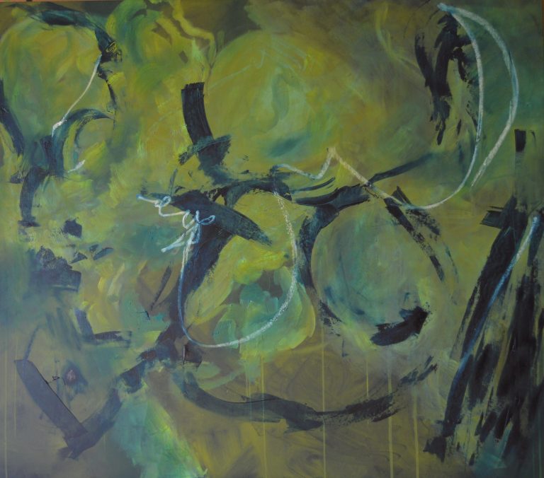 alive line / oil on canvas / 2019 / 170x150 cm