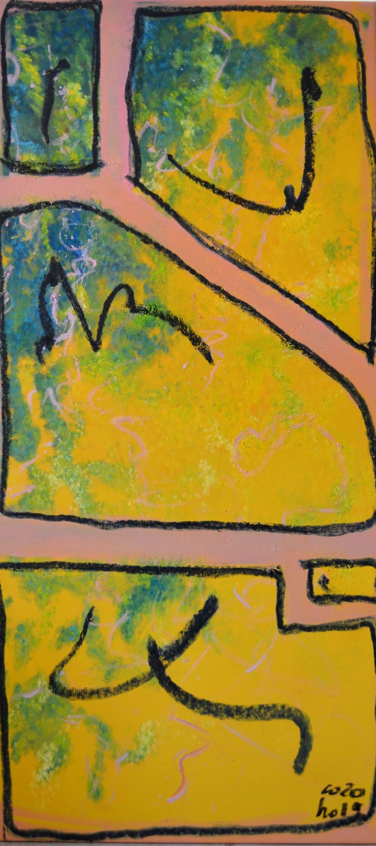 borders / oil on canvas / 2019 / 70x150 cm