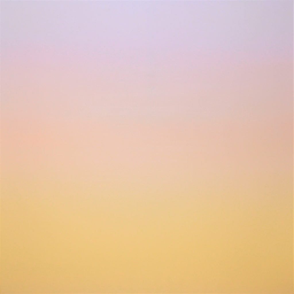 sonnenuntergang #2 / sunset #2 (on skin) / oil on canvas / 2020 / 130x130 cm
