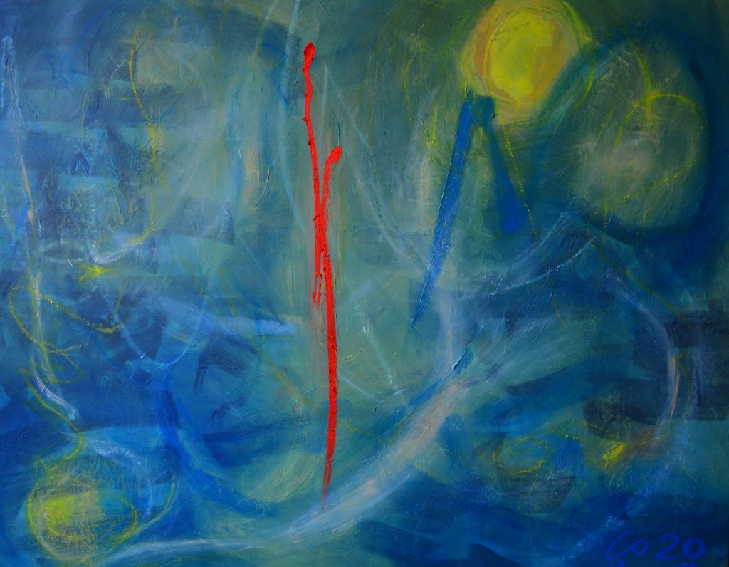 vö froua und mä / of women and men / oil on canvas / 2019 / 150x120 cm