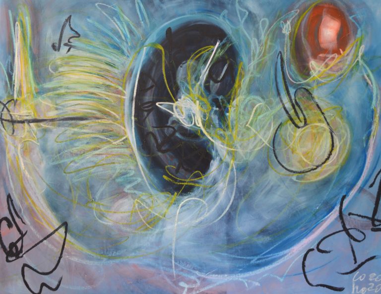 black hole / oil on canvas / 2020 / 190x150 cm